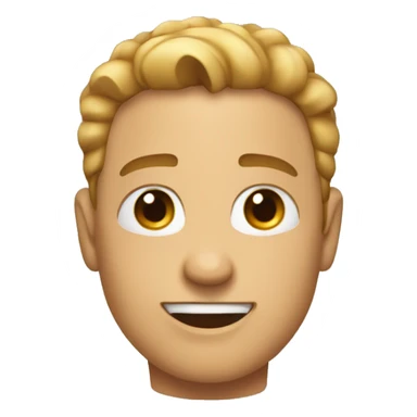 a normal text emoji like stop replaced with "CLICK ME" sticker