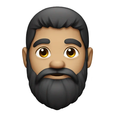 a dwarf with black hair  sticker