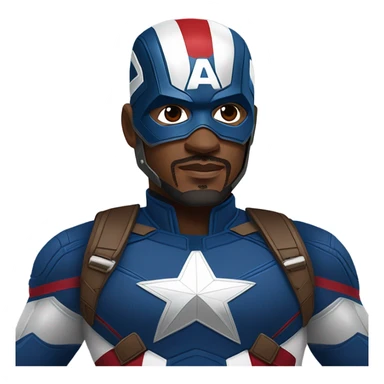 Anthony Mackie Captain America sticker