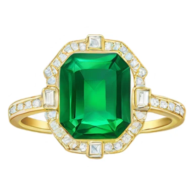 emerald ring sticker