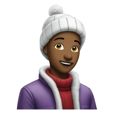 Winter Christmas wonderland sticker