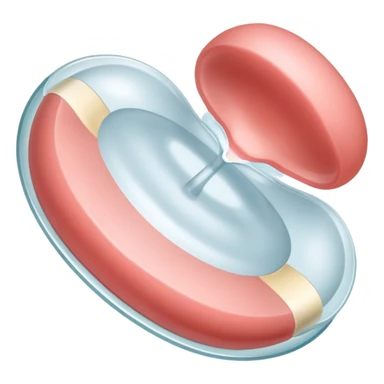 silicone breast implant medical illustration sticker