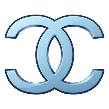 chanel logo sticker
