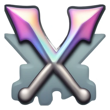 Vaporware up right arrow sticker