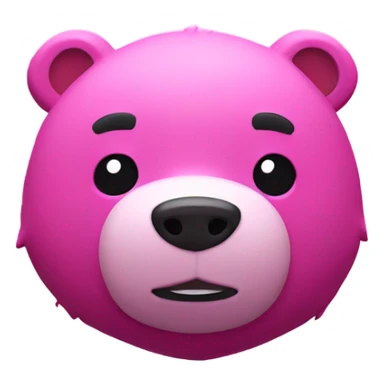 Fortnite pink bear skin sticker