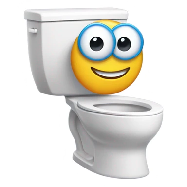 A skibidi toilet  sticker