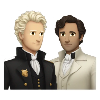 crowley and aziraphale sticker