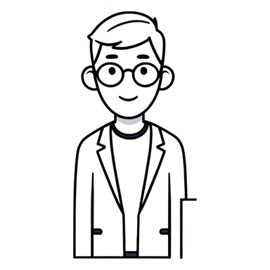 realistic portrait of a man sticker