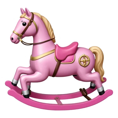 pink Rocking Horse sticker