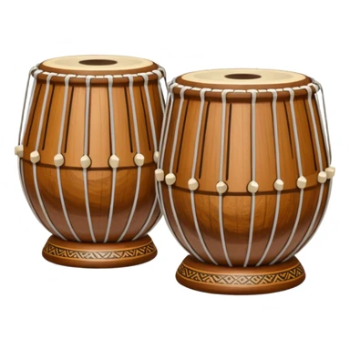 Indian tabla two small sticker