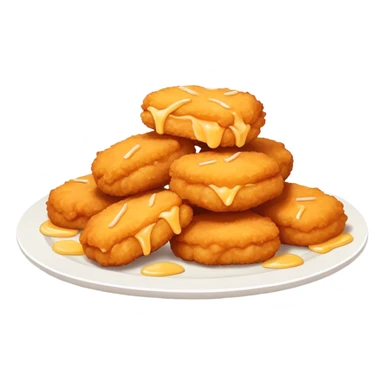 Chicken nuggets with cheese  sticker