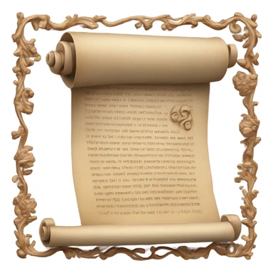 Realistic Photo of cupid poetry scroll sticker