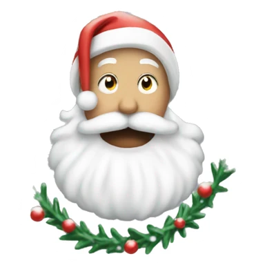 White Christmas vive sticker