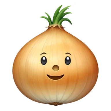 an onion  sticker
