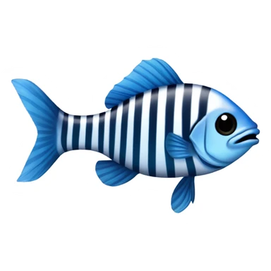Danio rerio fish zebra sticker