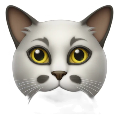 cat wearing the mask from the film the mask sticker