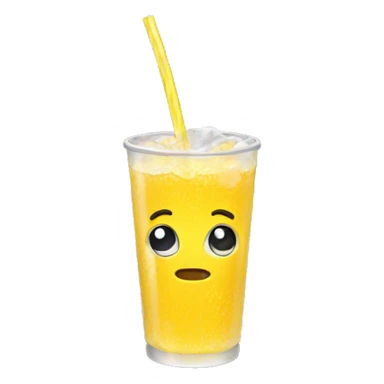 Yellow soda sticker