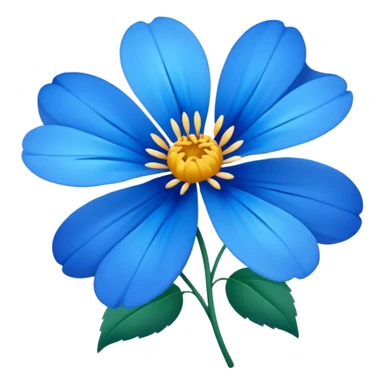 Flores azules sticker
