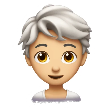 Blushing in love  sticker