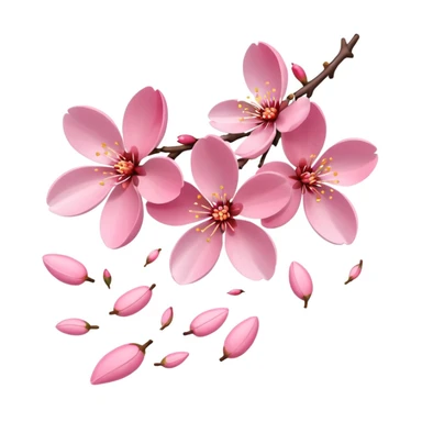 sakura cherry blossom sticker