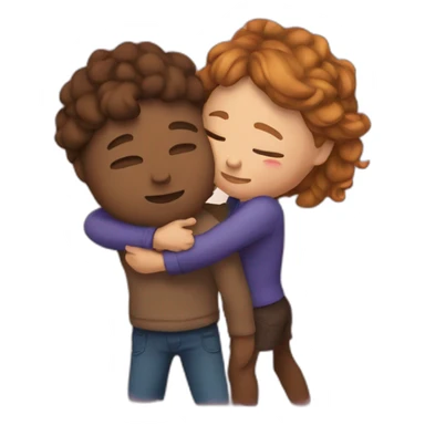 Abrazo amoroso sticker