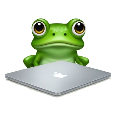 frog use macbook sticker