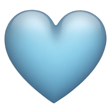 Heart-coloured-pastel-grey-blue-shade sticker