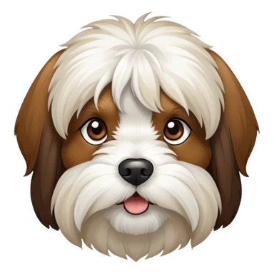 Tibetan terrier face sticker
