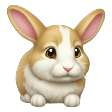 Petit lapin sur le canapé sticker