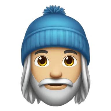 Beanie gamer long hair sticker