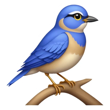 blue lark sticker