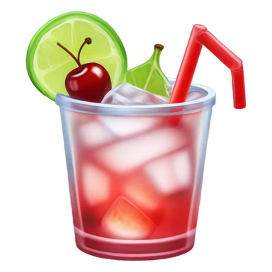 ICE drinks cherry limeade flavor sticker