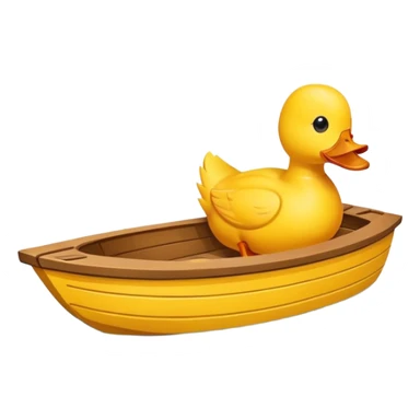  Duck shaped boat sticker
