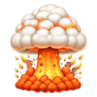 nuke bomb dropping down through the sky sticker