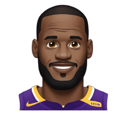 Lebron james lakers sticker
