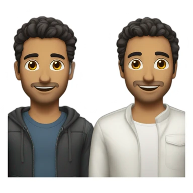 Nadim et Rémi sticker