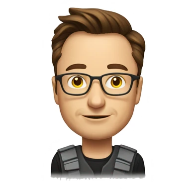 elon musk nerd point sticker