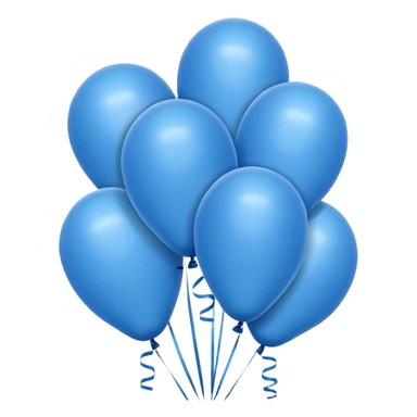 thirty one in blue balloons sticker