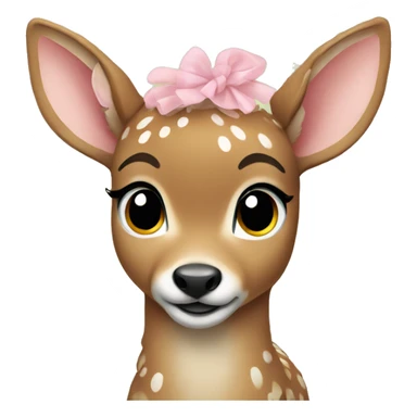 fawn wearing tutu sticker