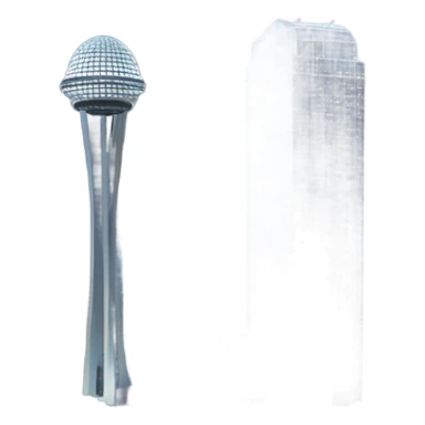 Dallas skyline at night  sticker