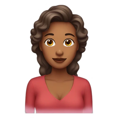 A women in love sticker