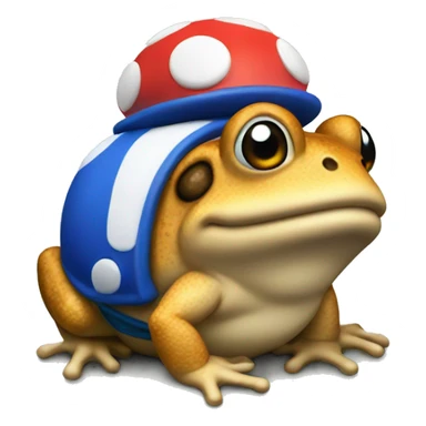 Toad from Mario  sticker
