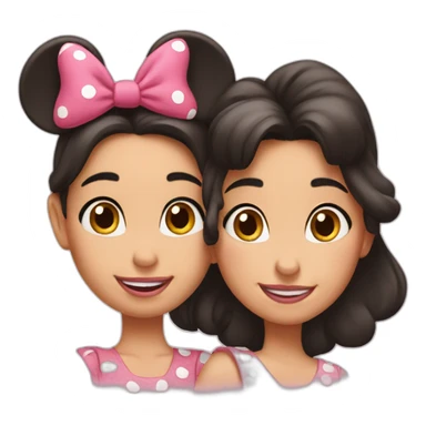 minnie and daisy sticker
