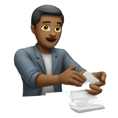 handing off assignment sticker