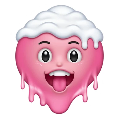 frothing mouth sticker