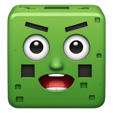 Creeper original face sticker
