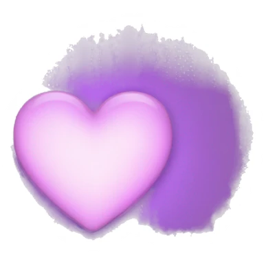 light purple hearth sticker