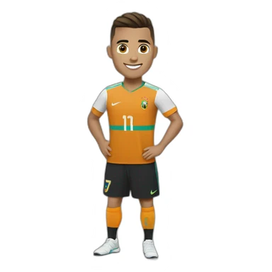 Ronaldo abier en nike sticker