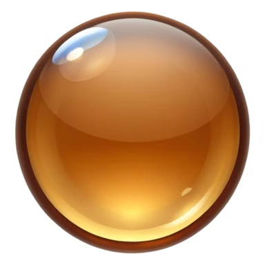 brown sparkling shiny bubble nebula crystal sticker