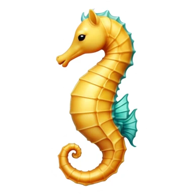 Meme-Worthy Cute Sleeping Sea Horse Portrait Emoji, Head resting peacefully with a contented smile, showcasing a slender, elegantly curved body with a softly coiled tail and eyes gently closed in serene slumber, Simplified yet adorably endearing features, highly detailed, glowing with a soft, drowsy aquatic light, high shine, relaxed and utterly lovable, stylized with an air of playful laziness, soft glowing outline, capturing the essence of a sleeping sea horse that feels destined to become the next viral icon of adorable rest! sticker